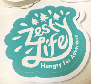 Zesty-Life-Teal-Stickers